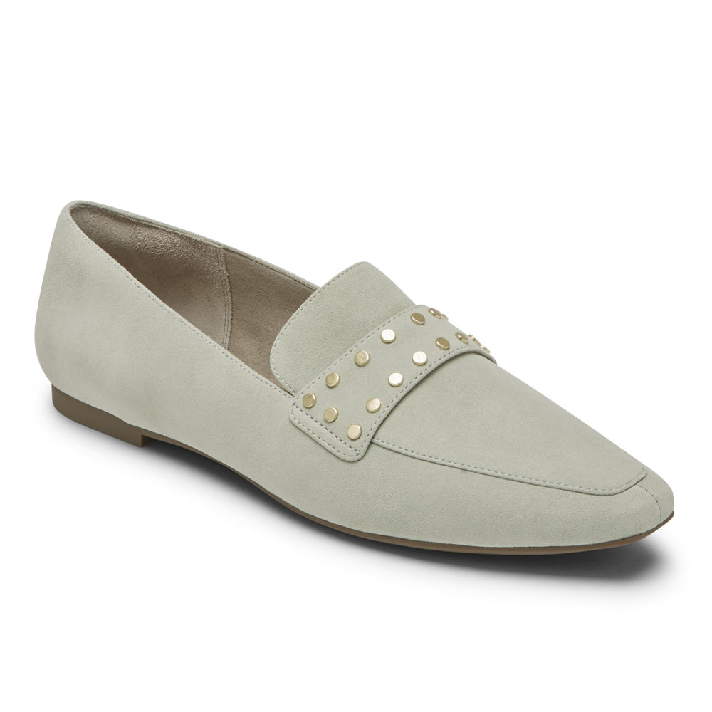 Mocassins Rockport Mulher Verde Oliva - Total Motion Laylani Studded - 69045VXAW